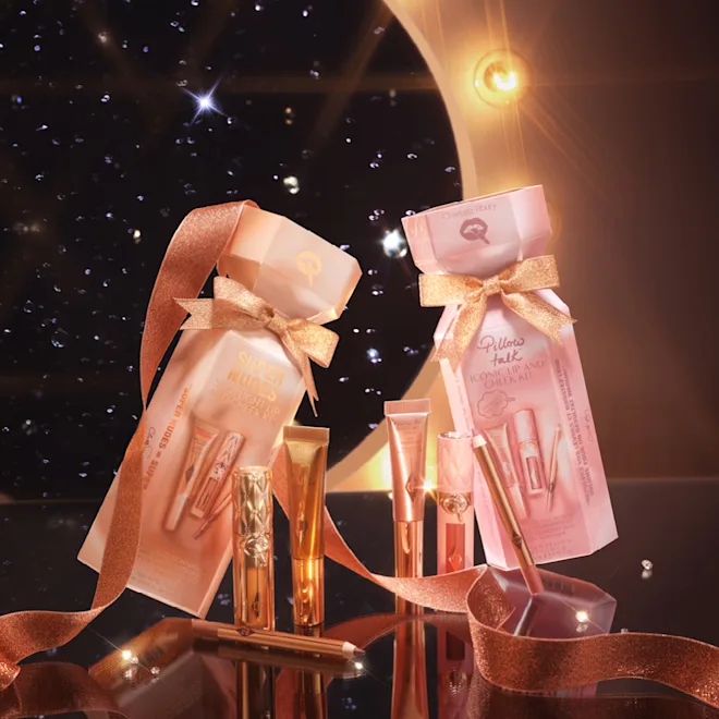 Подарочный набор  Charlotte Tilbury SUPER NUDES SPOTLIGHT LIP AND CHEEK KIT LIP