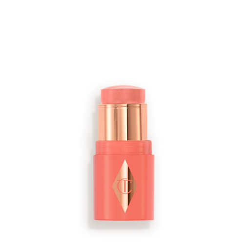 Кремовые румяна мини в стике Charlotte Tilbury Unreal Blush Stick оттенок Peachy Glow
