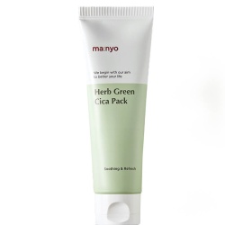 Успокаивающая маска для лица с экстрактом зеленого чая Manyo Herb Green Cica Pack 75ml