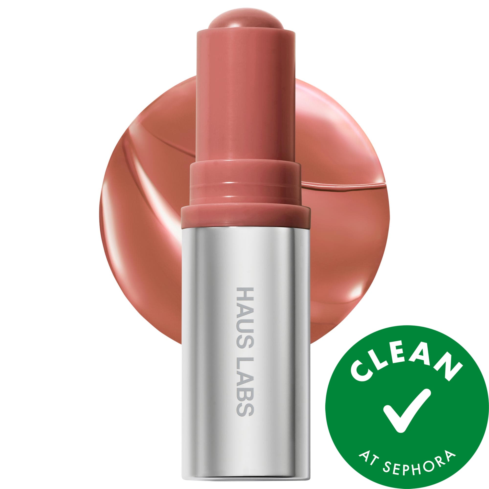 Румяна HAUS LABS Color Fuse Glassy Cheek Blush Balm Stick оттенок Glassy Ginger 5gr