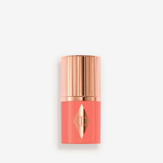 Кремовые румяна мини в стике Charlotte Tilbury Unreal Blush Stick оттенок Peachy Glow