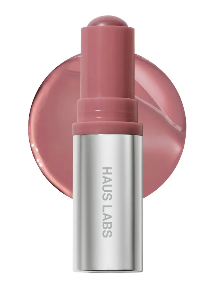 Румяна HAUS LABS Color Fuse Glassy Cheek Blush Balm Stick оттенок Glassy Hibiscus 5gr