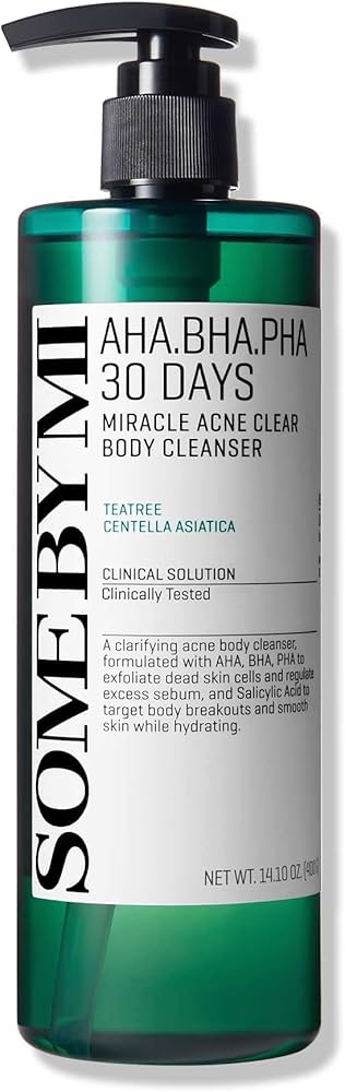Гель для душа с кислотами SOME BY MI AHA/BHA/PHA 30 Days Miracle Acne Clear Body Cleanser 400ml