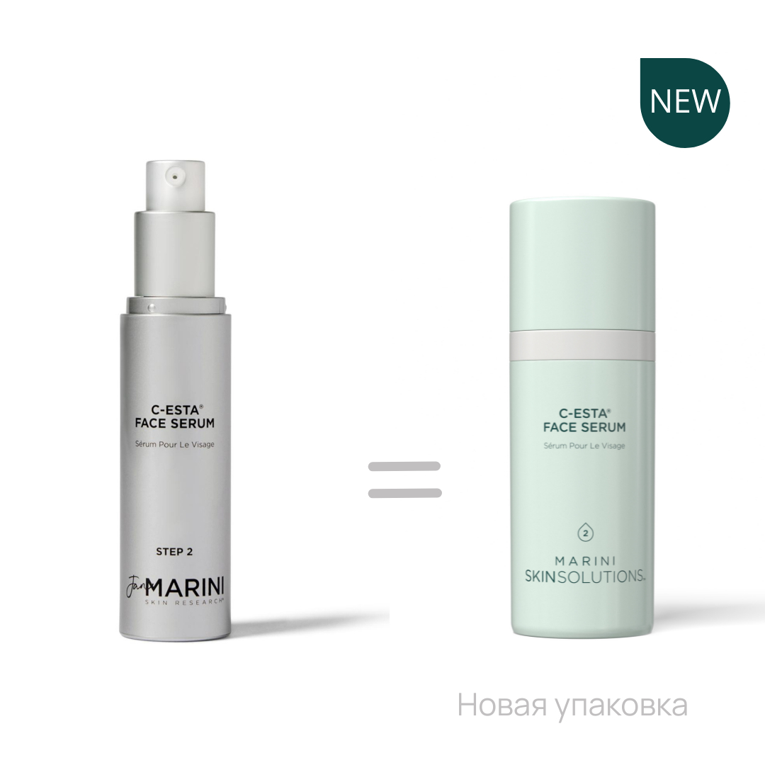 Ремоделирующая сыворотка с витамином С и DMAE для всех типов кожи JAN MARINI C-Esta Face Serum 30ml