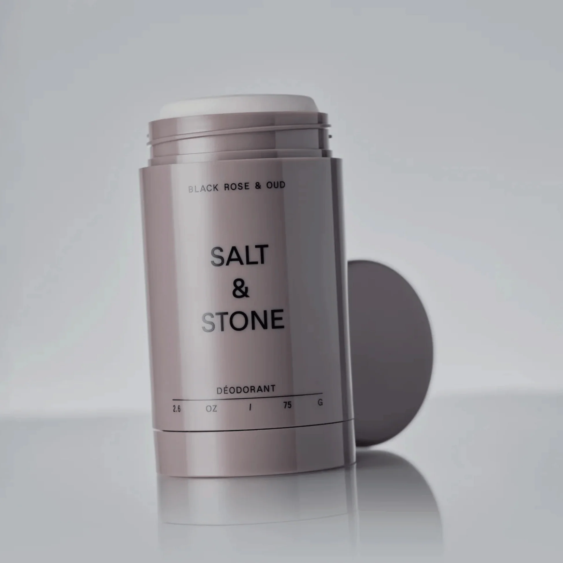 Дезодорант с ароматом Роза и Уд без солей алюминия SALT & STONE Black Rose and Oud Natural Deodorant 75g