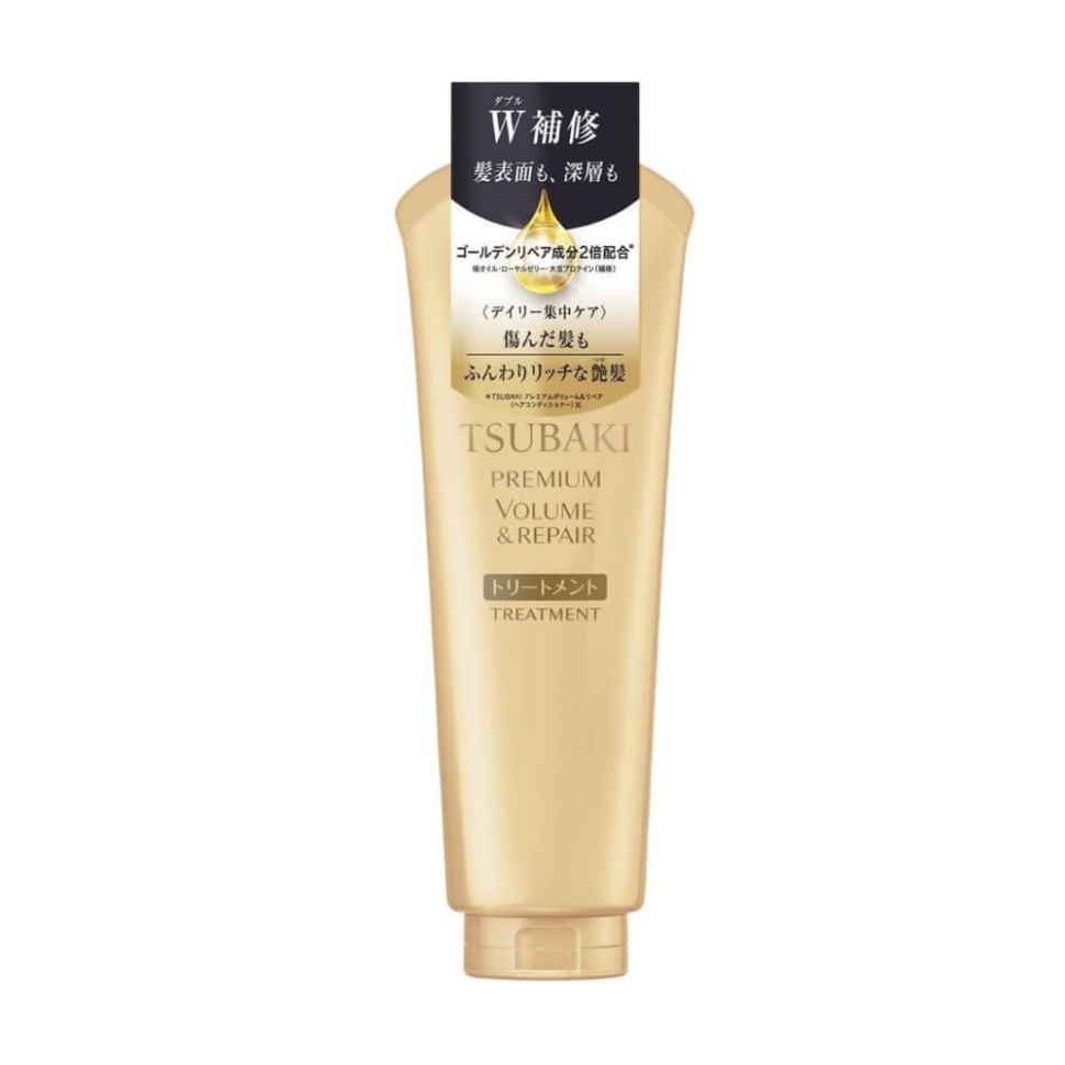 SHISEIDO Tsubaki Premium Volume Repair Маска для восстановления и придания объема волосам 180g