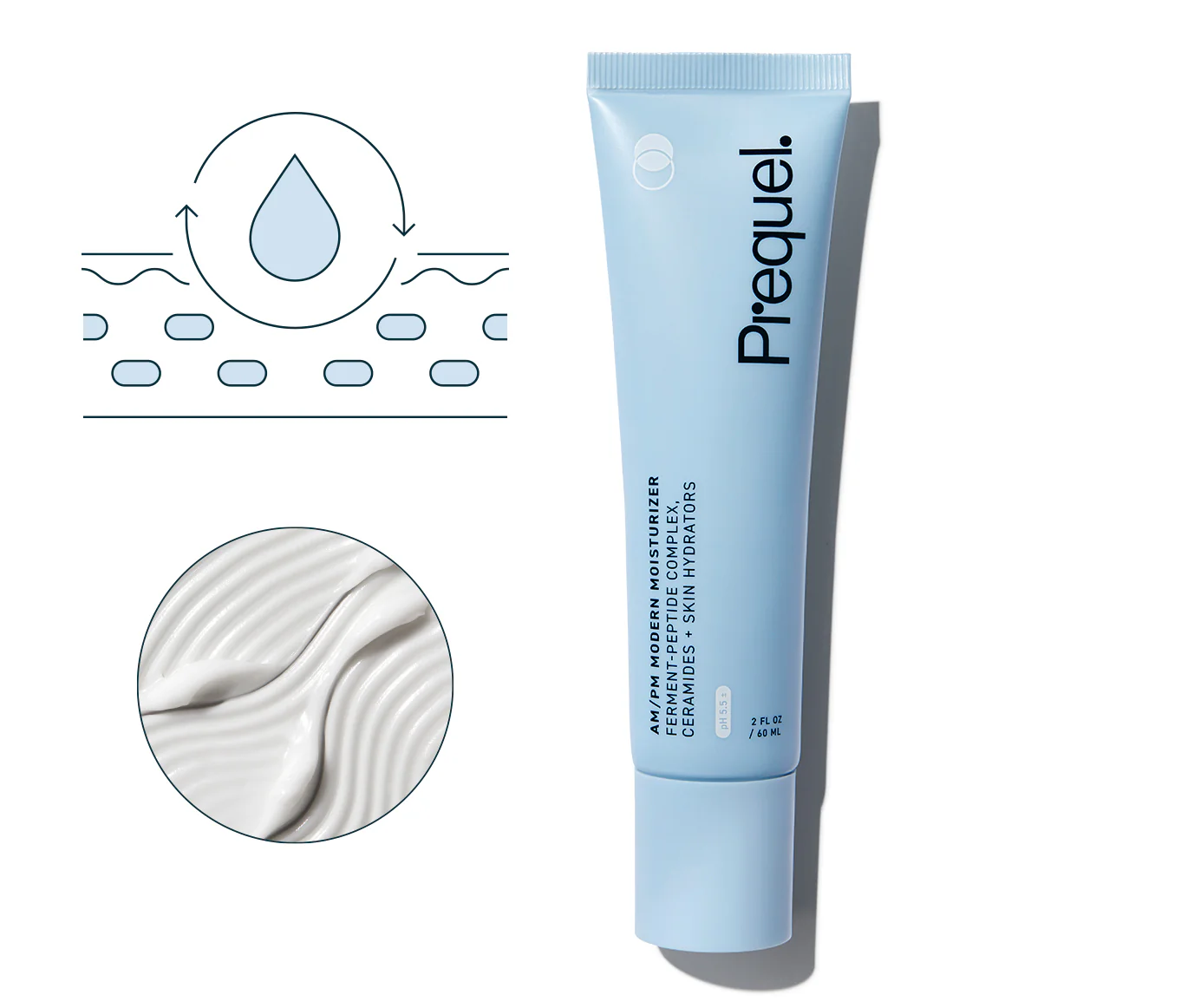 Увлажняющий крем с пептидами Prequel Skin AM/PM Modern Moisturizer Hydrating with Peptides 60ml