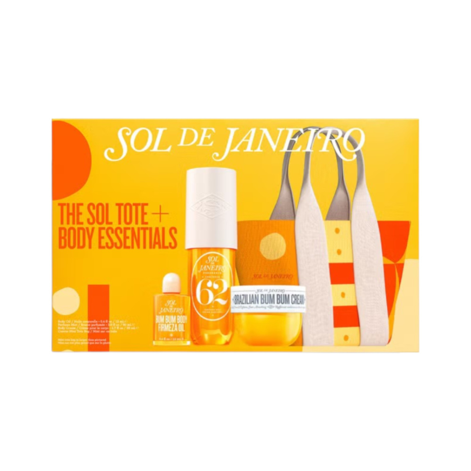 Лимитированный набор для тела с сумкой Sol de Janeiro The Sol Tote + Body Essentials 