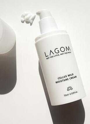 Лёгкий увлажняющий крем с мочевиной Lagom Cellus Mild Moisture Cream 80ml