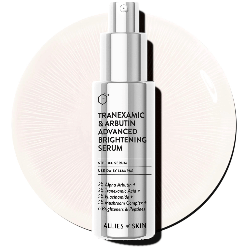 Осветляющая сыворотка с транексамовой кислотой и арбутином ALLIES OF SKIN Tranexamic & Arbutin Advanced Brightening Serum 30ml