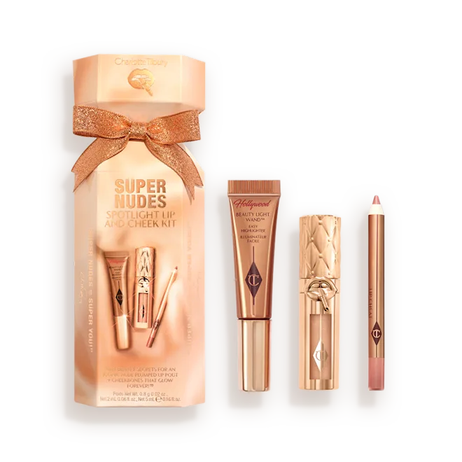 Подарочный набор SUPER NUDES SPOTLIGHT LIP AND CHEEK KIT LIP & CHEEK CRACKER