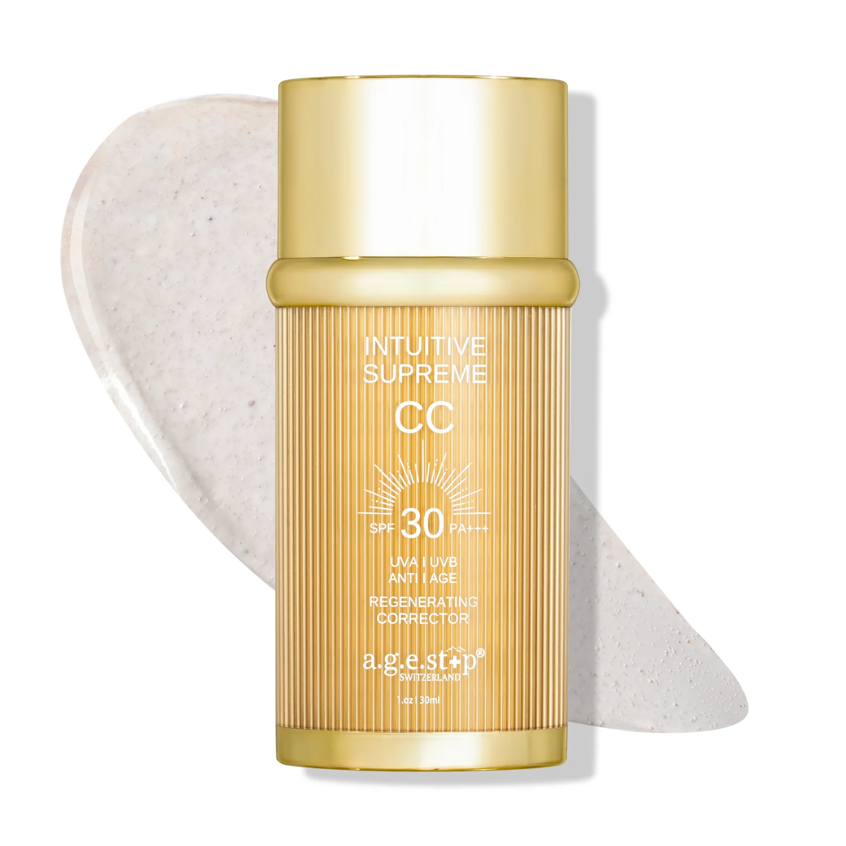 Регенерирующий CC корректор с фактором защиты AGESTOP SWITZERLAND Intuitive Supreme Regenerating Corrector SPF30 PA+++ 30ml