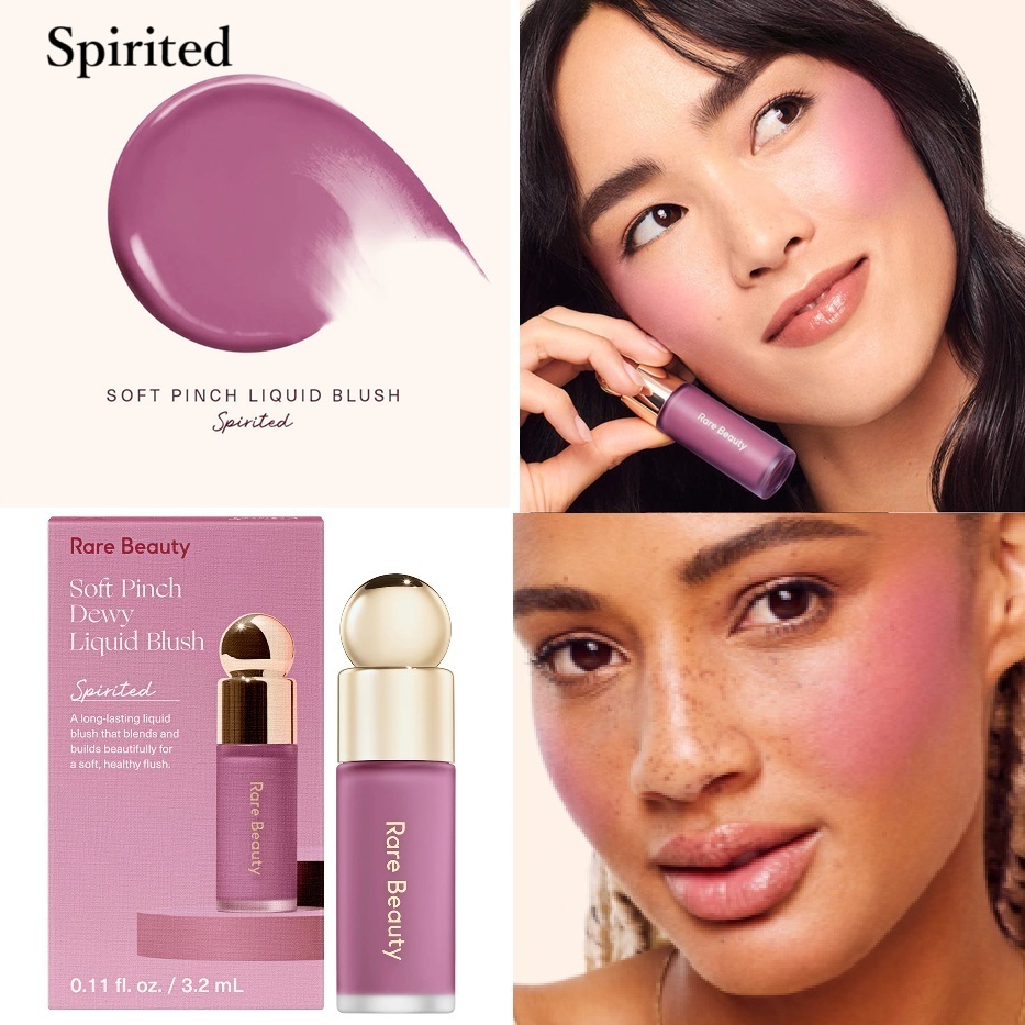 Лимитированные жидкие румяна МИНИ Rare Beauty Soft Pinch Liquid Blush Mini оттенок Spirited 3,2мл