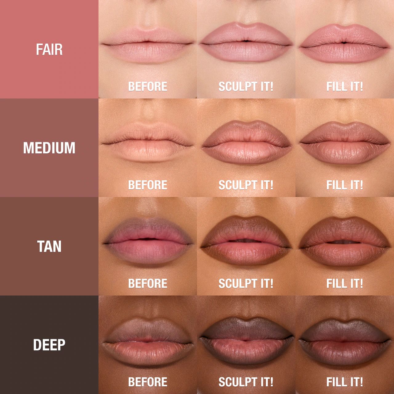 Карандаш для губ CHARLOTTE TILBURY Lip Cheat Contour Duo оттенок Fair