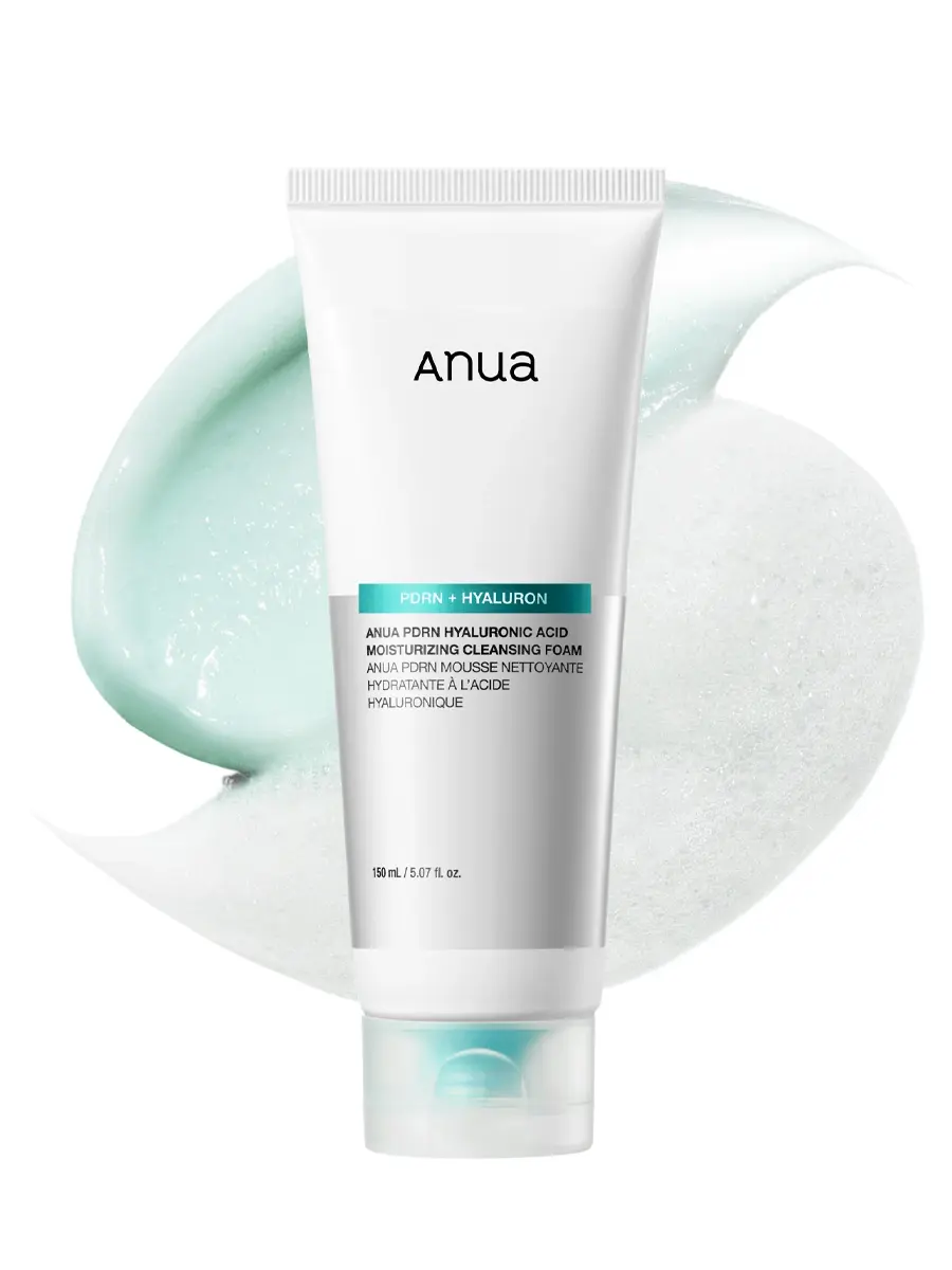 Увлажняющая пенка для умывания с ПДРН Anua PDRN Hyaluronic Acid Moisturizing Cleansing Foam 150ml