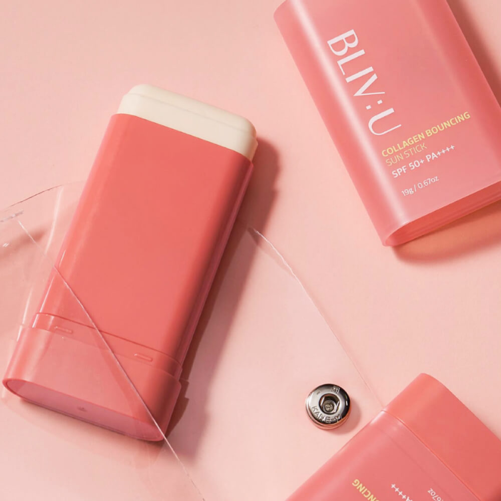 Коллагеновый солнцезащитный стик с пептидами BLIV:U Collagen Bouncing Sun Stick SPF50+PA++++ 19g