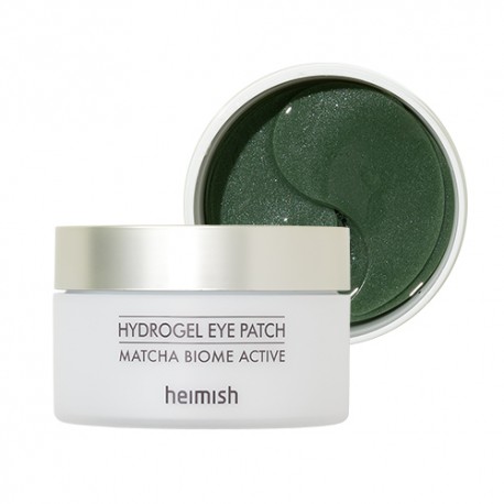 Восстанавливающие гидрогелевые патчи с пробиотиками Heimish Matcha Biome Active Hydrogel Eye Patch 60шт