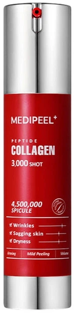 Обновляющая сыворотка с микроиглами MEDIPEEL Red Lacto Collagen Peptide 3000 Shot Serum 50ml