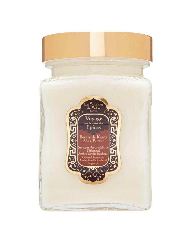 Масло ореха карите Аюрведа La Sultane De Saba Shea Butter Ayurvedic Amber Vanilla Patchouli 300 мл