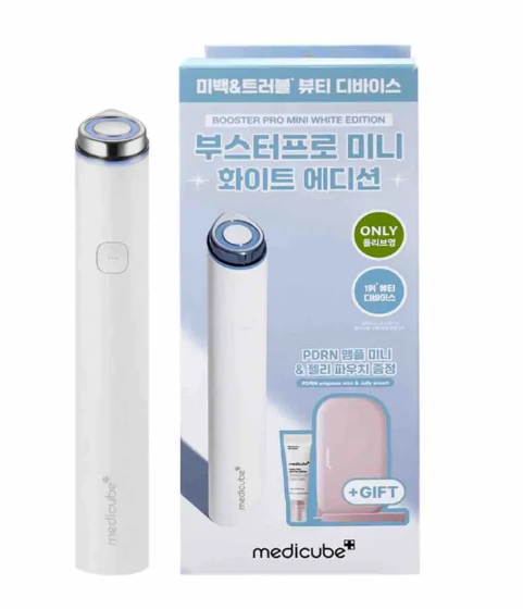 Массажер для ухода за кожей набор Medicube Booster Pro Mini White Edition белый