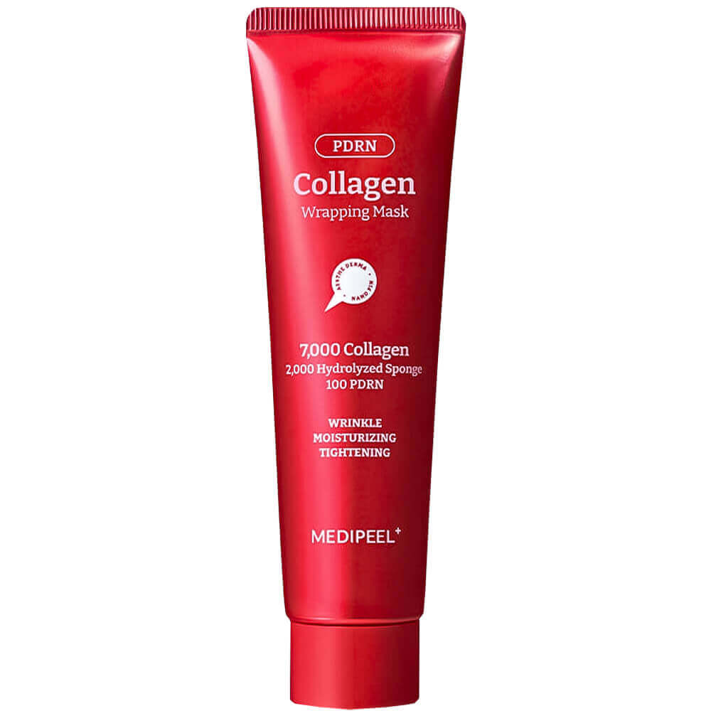 Подтягивающая маска-плёнка с коллагеном и ПДРН MEDIPEEL Collagen Glow Wrapping Mask 100ml