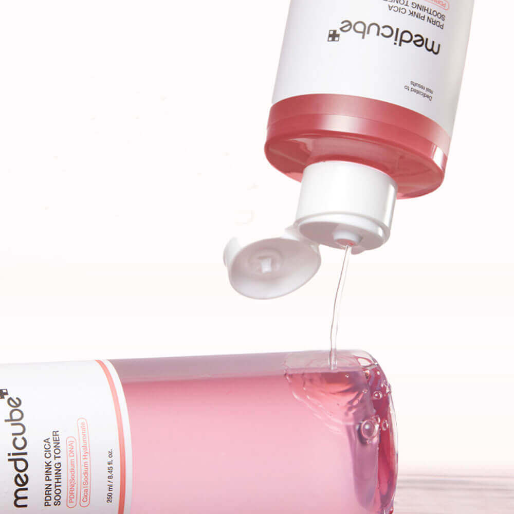 Успокаивающий тонер с ПДРН и центеллой medicube PDRN Pink CICA Soothing Toner 250ml