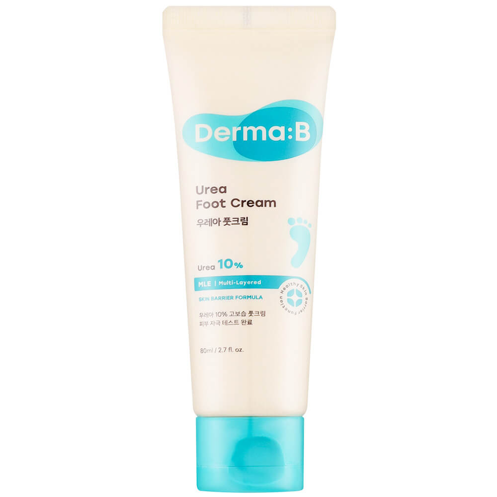 Смягчающий ламеллярный крем для ног с мочевиной Derma B Urea 9.8 Foot Cream