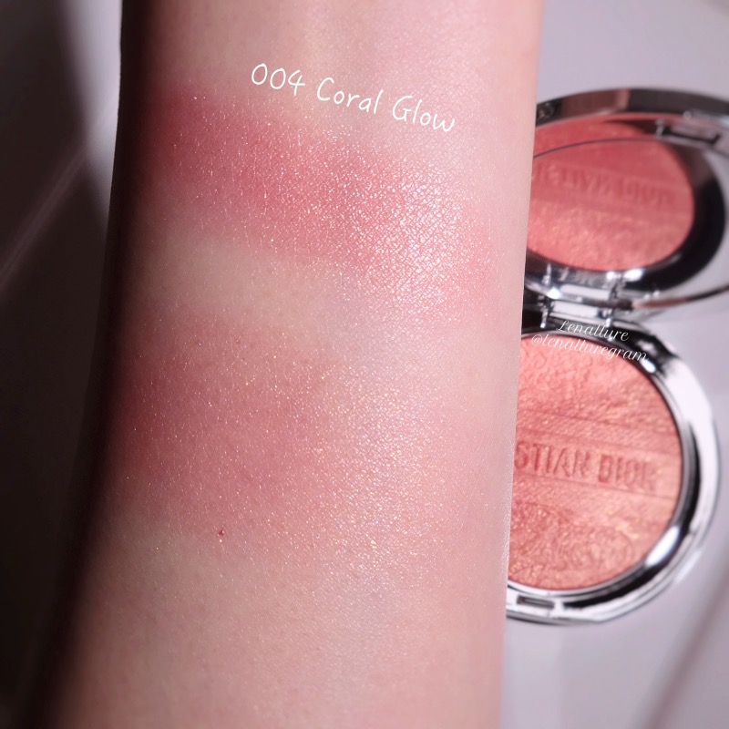 Румяна - люминайзер лимитированный выпуск Dior Forever Glow Luminizer - Limited Edition оттенок 004 Coral Glow