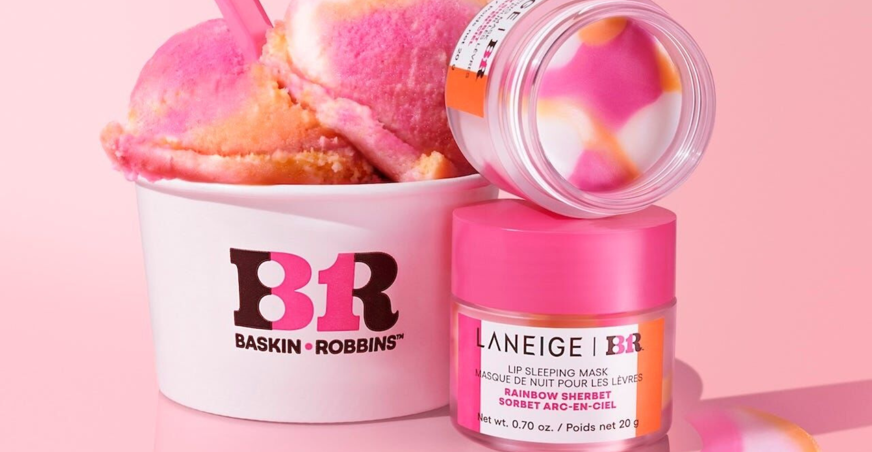 Ночная восстанавливающая маска для губ Laneige Lip Sleeping Mask аромат BaskinRobbins 20g