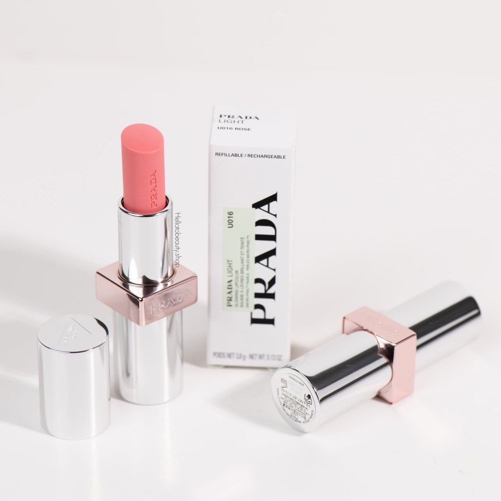 Помада бальзам для губ PRADA Light Glowing Lip Oil Stick оттенок U016 Rose