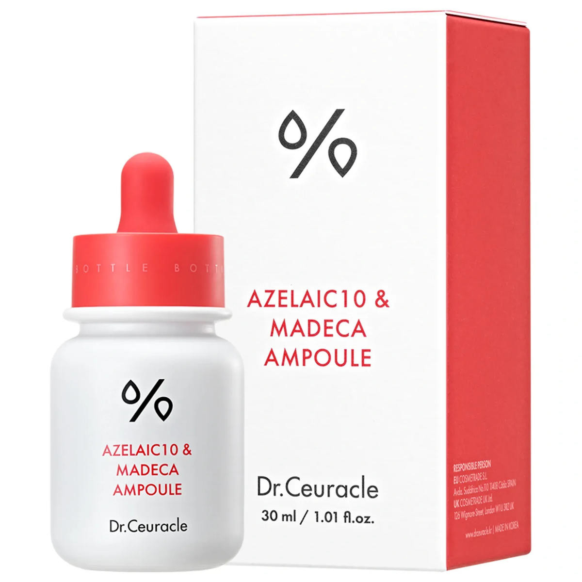 Ампула с азелаиновой кислотой 10% Dr.Ceuracle Azelaic 10 & Madeca Ampoule 30ml
