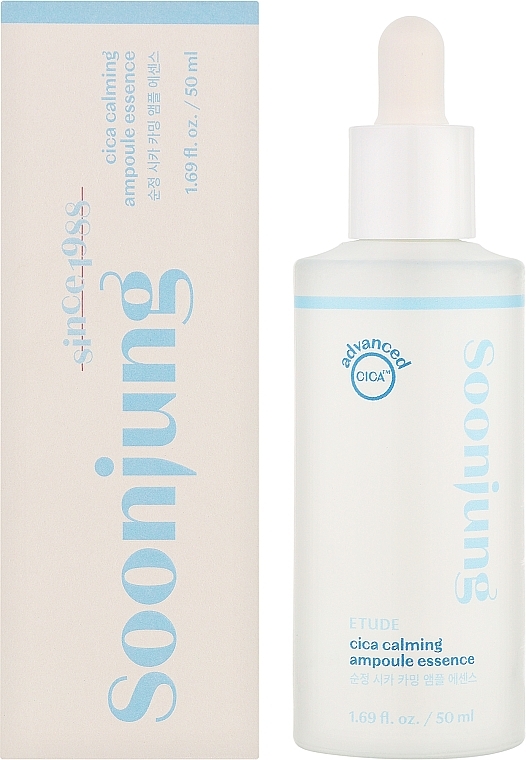 Увлажняющая сыворотка с успокаивающим действием ETUDE HOUSE ETUDE SoonJung Cica Calming Ampoule Essence 50ml 