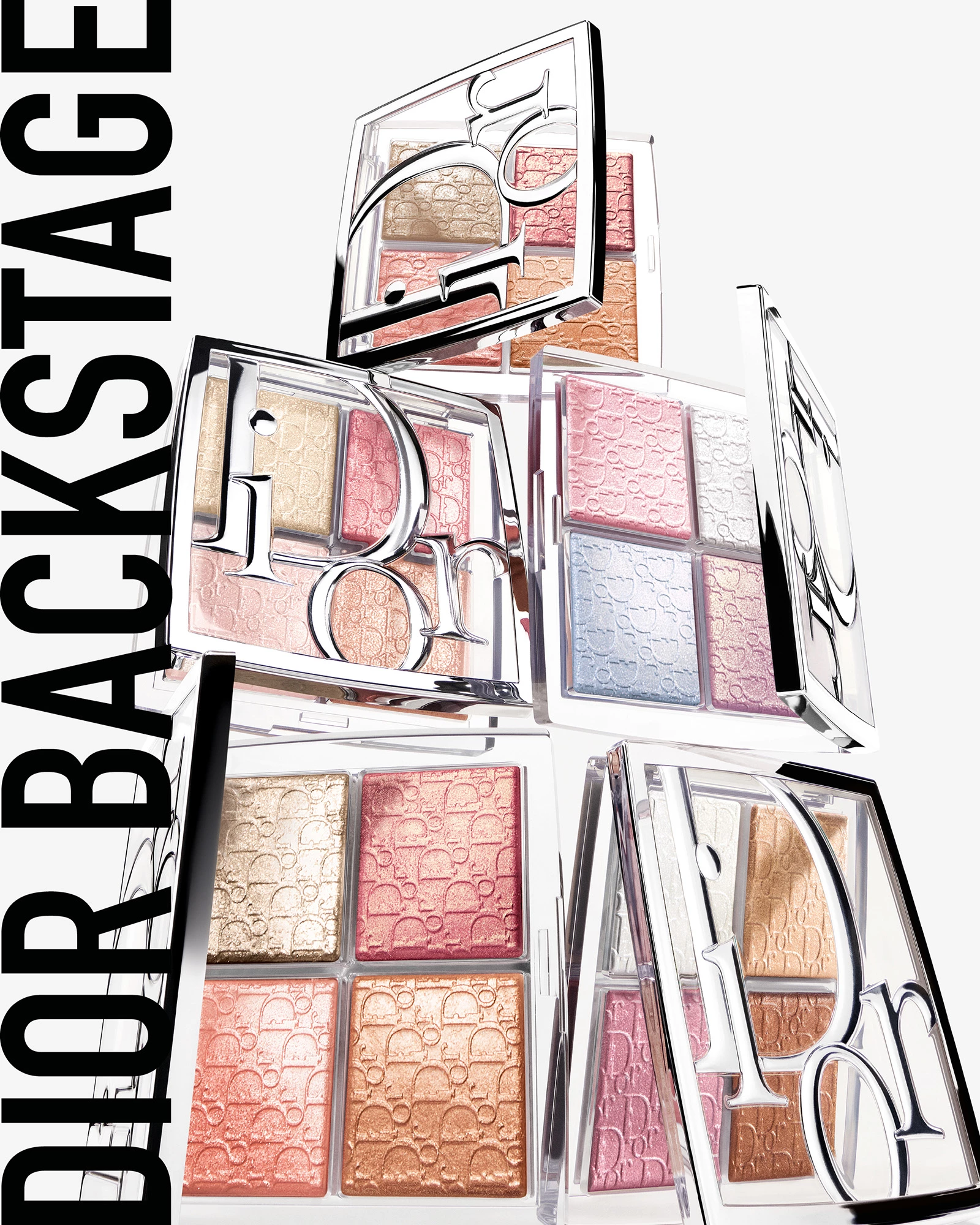 Палетка хайлайтеров Dior Backstage Glow Maximizer Face Palette 004 Rose Gold