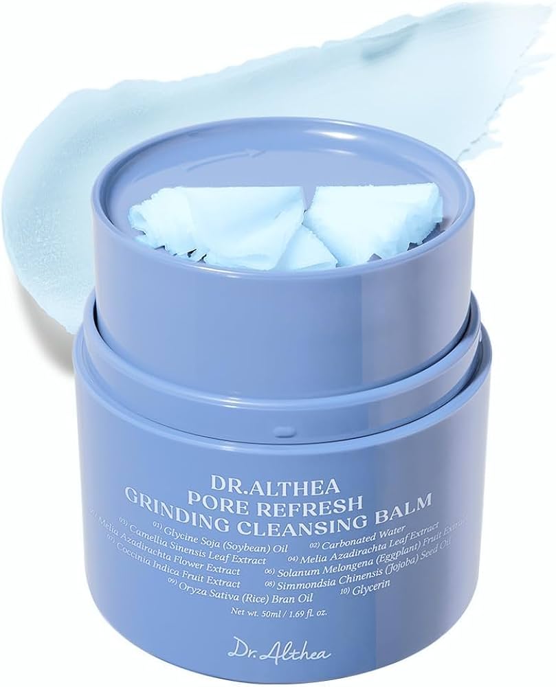 Гидрофильный бальзам-щербет с азуленом и рисом Dr.Althea Pore Refresh Grinding Cleansing Balm 50ml