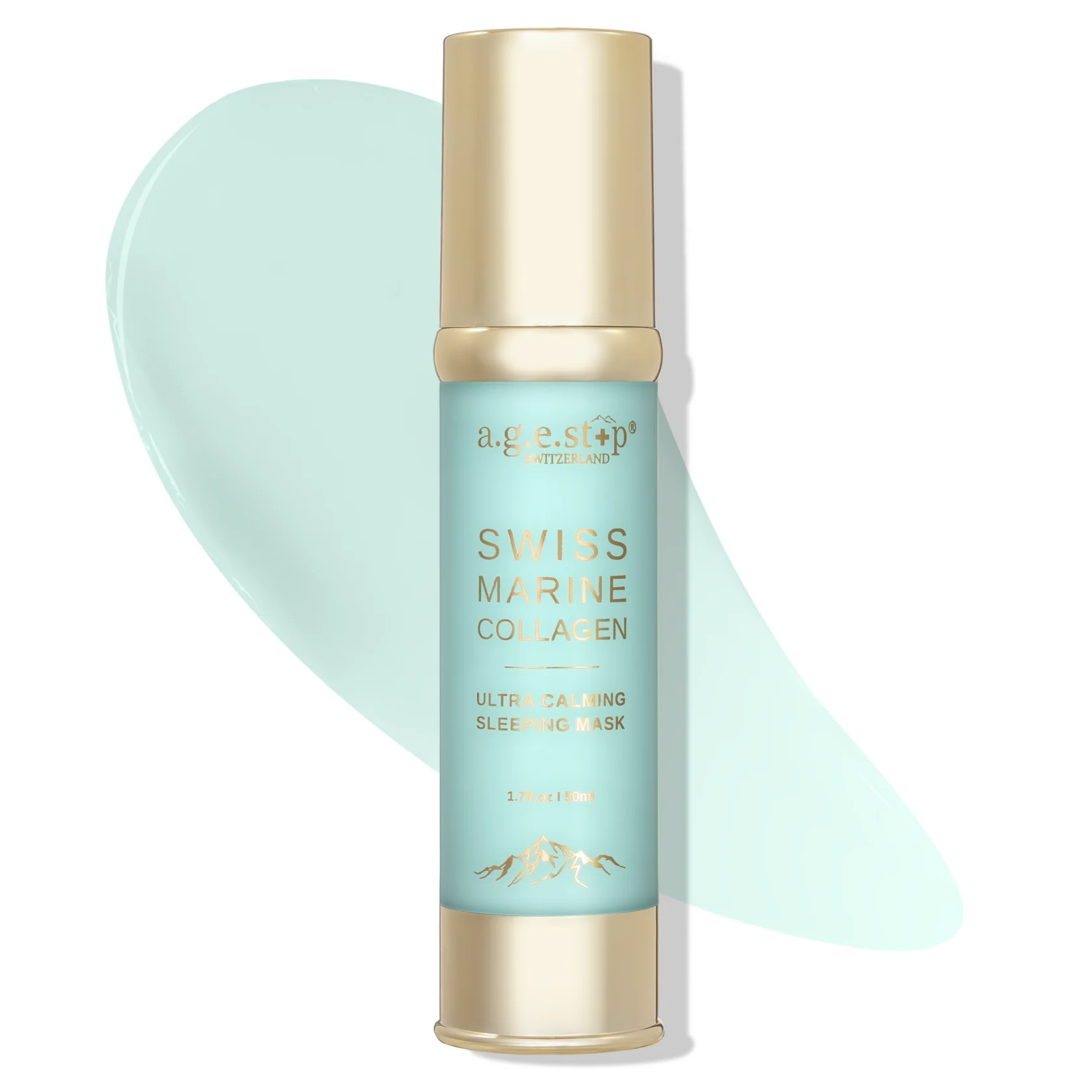 Укрепляющая ночная маска для лица с морским коллагеном AGESTOP MARINE COLLAGEN SLEEPING MASK Hydro Rescue Bio Marine Collagen, 50 мл