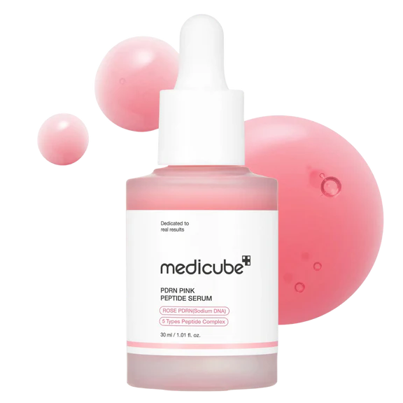 Лифтинг-сыворотка с ПДРН и пептидами medicube PDRN Pink Peptide Serum 30ml