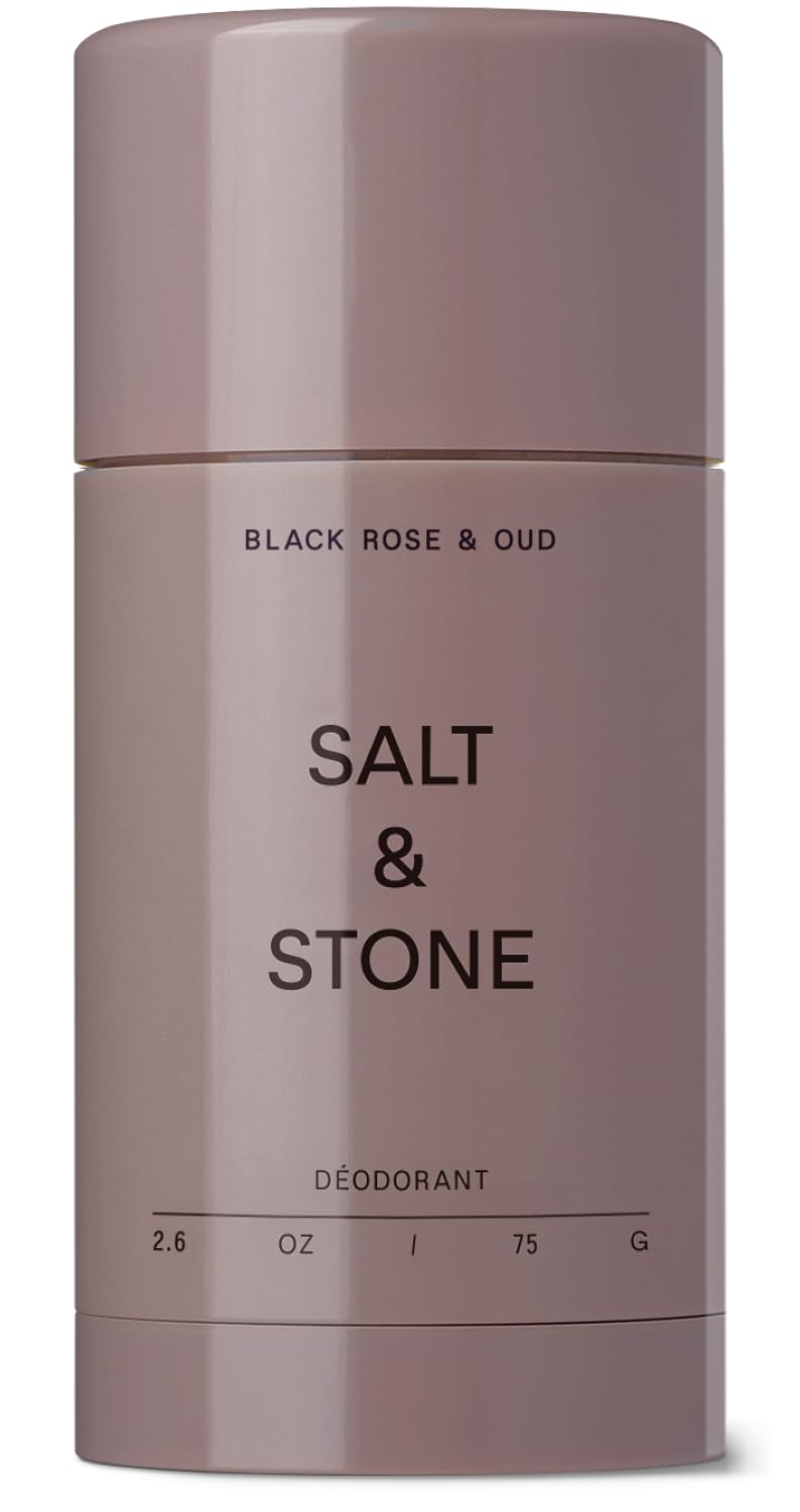 Дезодорант с ароматом Роза и Уд без солей алюминия SALT & STONE Black Rose and Oud Natural Deodorant 75g
