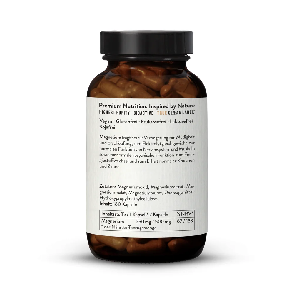 Магниевый комплекс из 4 форм магния SUNDAY NATURAL Magnesium Complex 4 250mg 180капс