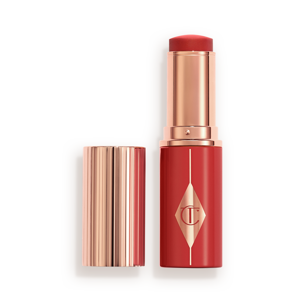 Кремовые румяна в стике Charlotte Tilbury Unreal Blush Stick оттенок Cherry Glow