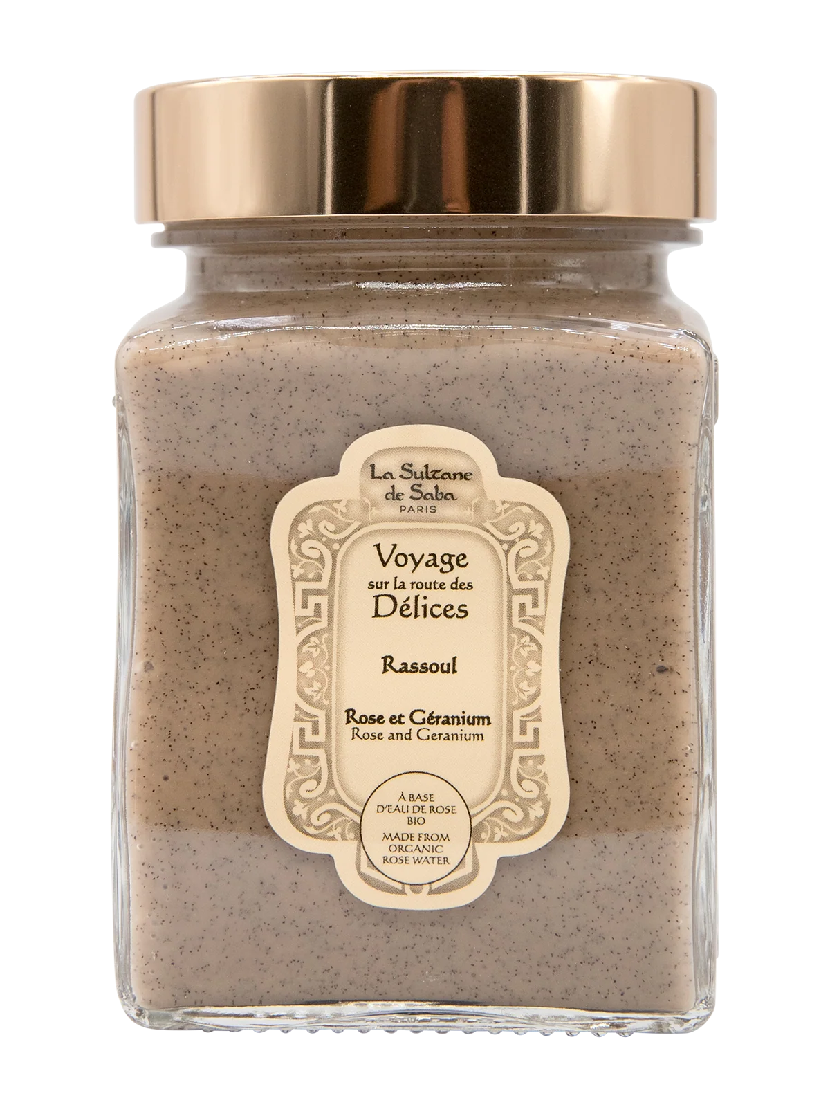 La Sultane de Saba Маска рассул для тела с розой Rassoul Rose et Geranium 300мл