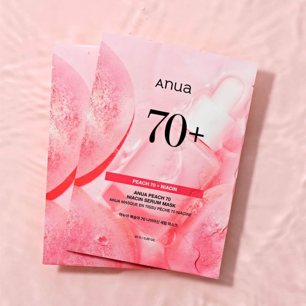 Тканевая маска с персиком для сияния кожи Anua Peach 70% Niacin Serum Mask 1шт