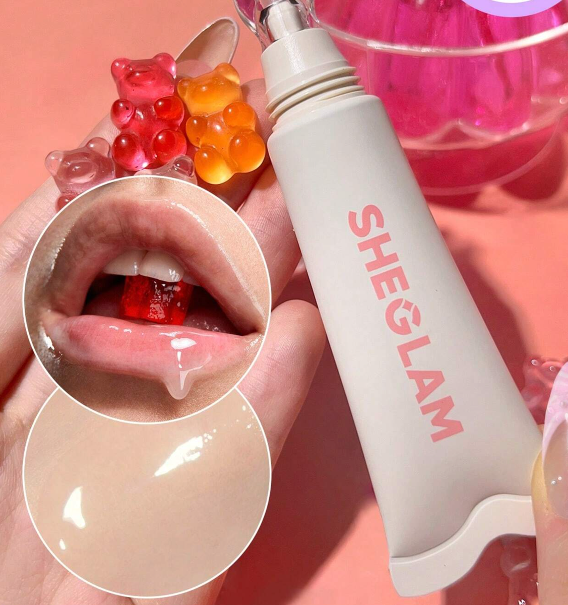 Блеск для губ Sheglam Crystal Glaze Moisturizing Lip Care оттенок Candy Lane 10Ml