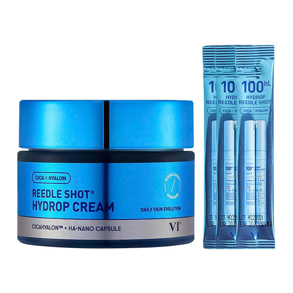 Набор для увлажнения с микроиглами VT Cosmetics Reedle Shot Hydrop Cream Set