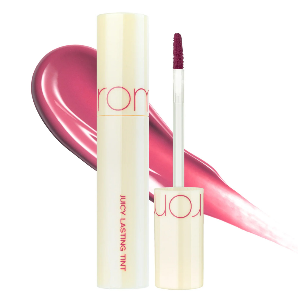 Сияющий тинт для губ Rom&nd Juicy Lasting Tint Milk Grocery оттенок #28 BARE FIG