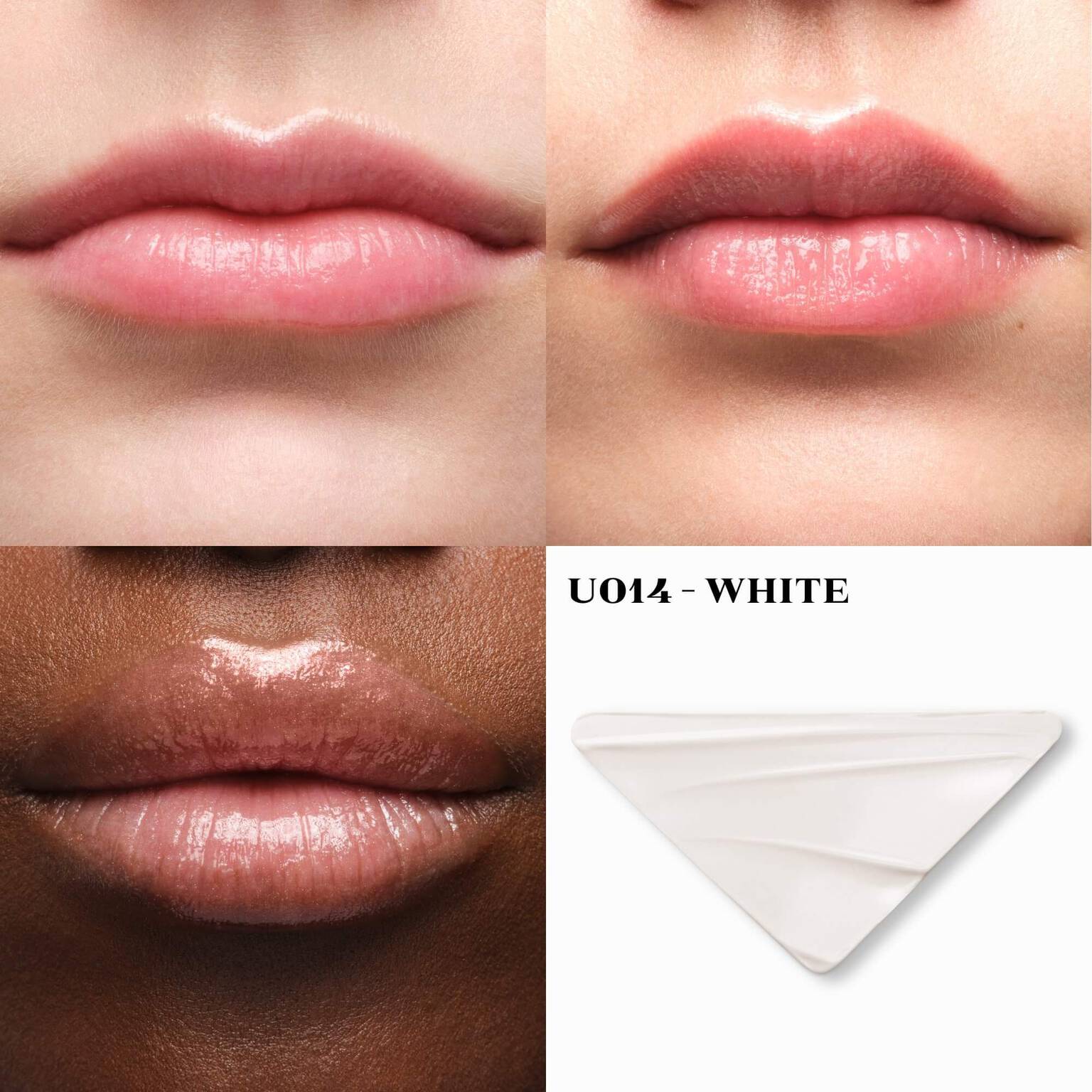 Помада бальзам для губ PRADA Light Glowing Lip Oil Stick оттенок U014 White прозрачный
