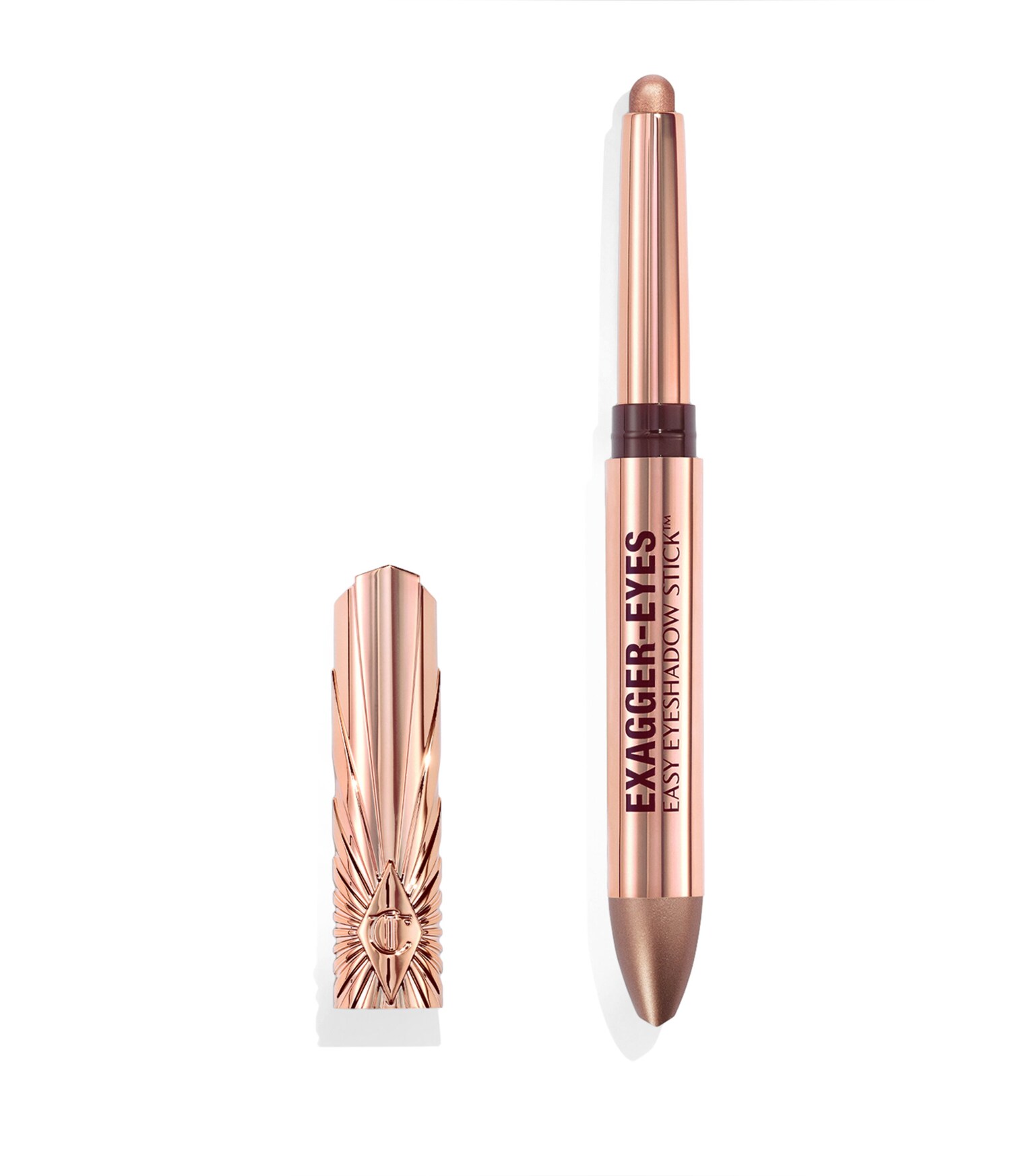 Кремовые тени в стике Charlotte Tilbury Exagger Eyes Easy Eyeshadow Stick в оттенкеOyster Twilight 1.6g