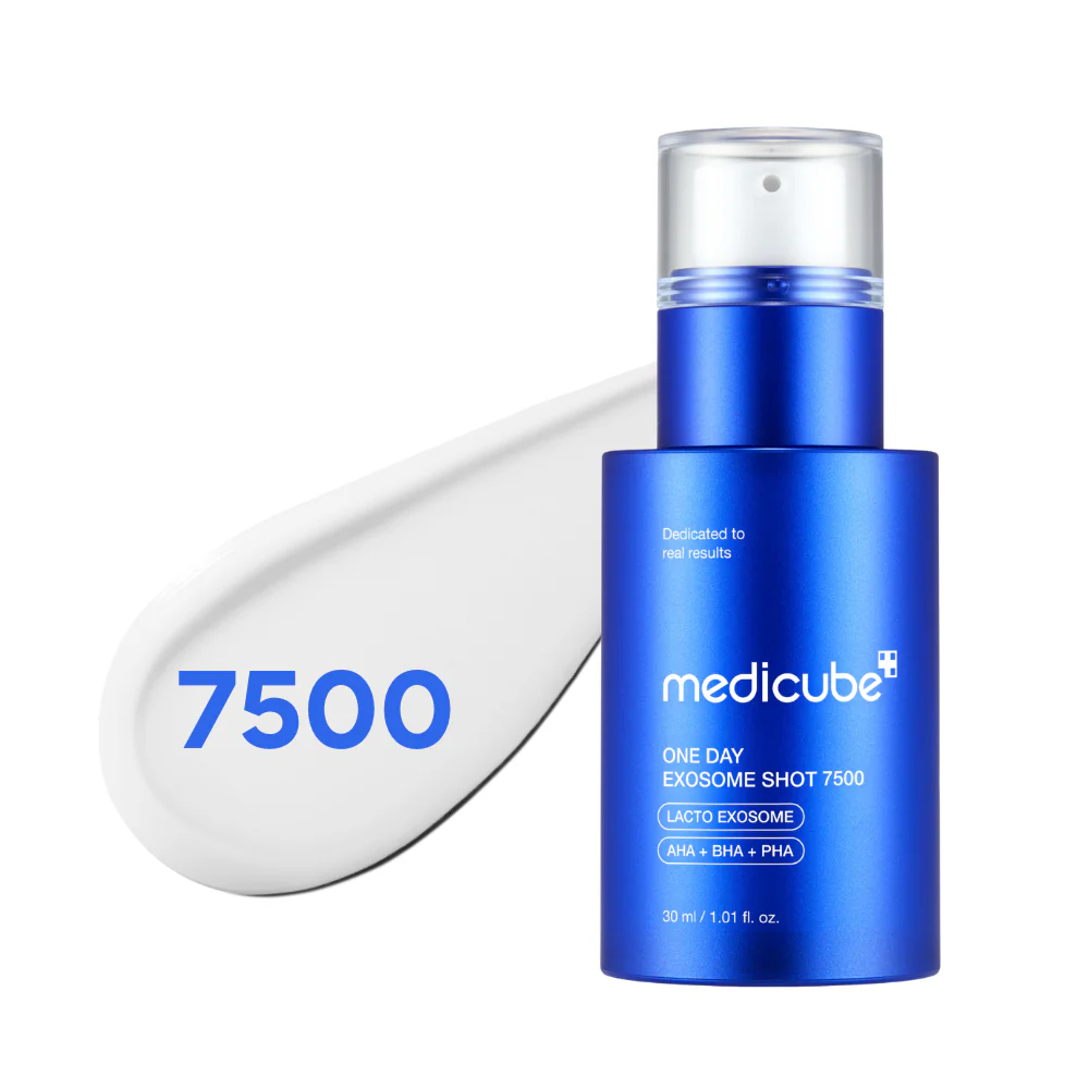 Интенсивная сыворотка с микроиглами и кислотами Medicube One Day Exosome Shot Pore Ampoule 7500 30мл