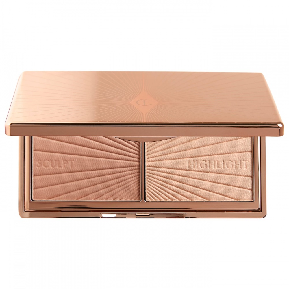 Палетка для контуринга мини Charlotte Tilbury - MINI Filmstar Bronze & Glow (Light to Medium) 2х3,5g