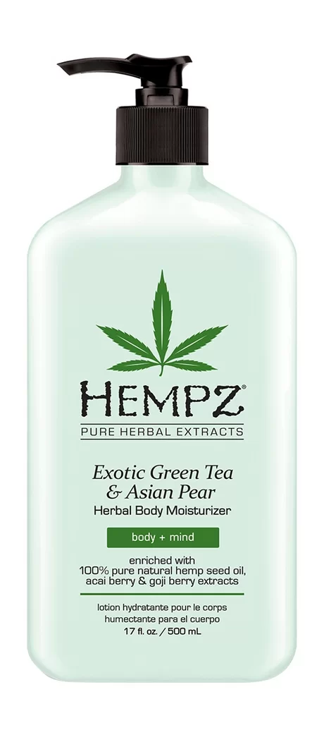 Молочко для тела Экзотический Зеленый чай и Груша Hempz Exotic Green Tea Asian Herbal Body Moisturizer 500мл