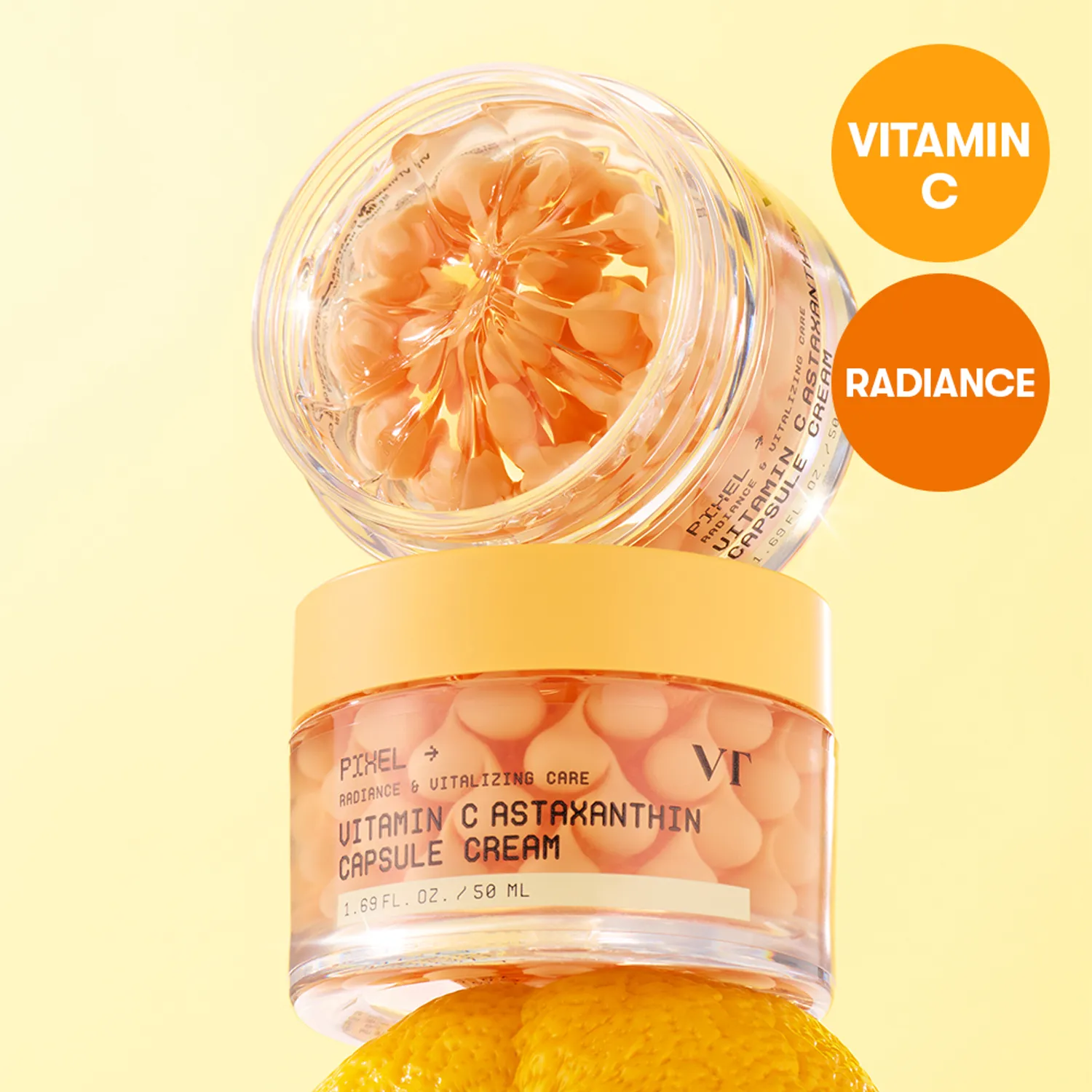 Капсульный крем с витамином C и астаксантином VT Cosmetics Vitamin C Astaxanthin Capsule Cream 50ml